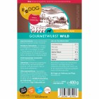 Hund Hundefutter Nassfutter Snacks Gourmetwurst Wild 400g 1 Stück -2- Anifit