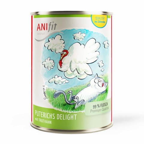 Katze Nassfutter Puterichs Delight 400g 6 Stück -1- Anifit